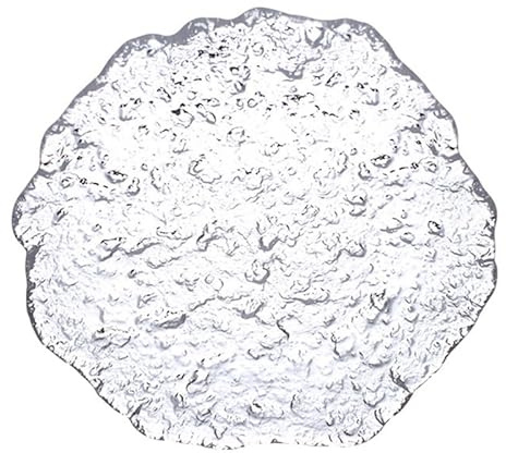 ABOOFAN Glass Salad Plate Creative Household Dining Plate for Fruit Desserts and Snacks Shallow Serving Dish for Family Gatherings Parties Weddings Bars and Restaurants 1 X Glass