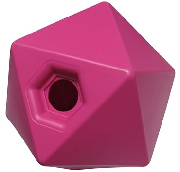 Horse Boredom Treat Snack Ball Pink (Feeder Equine Pony Stable)