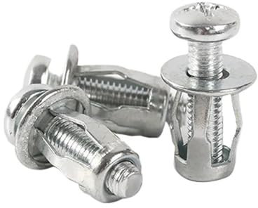 Juego de 10 tuercas de seguridad con remache de pétalo M5 M6, abrazadera de expansión, remache de aluminio y hierro para pared hueca, placa de matrícula fija para tornillo de sujeción para coche ( Col