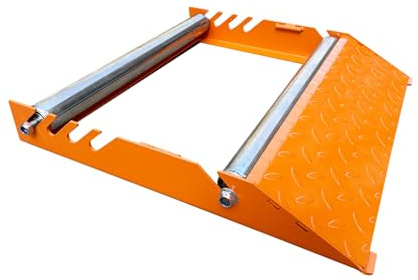 IRSCorp Dérouleur Câble pour Bobines Rouleau de Câble pour Enroulement Dérouleur pour Tambours de Câbles Enrouleur Distributeur Cable Drum Roller (Pliant 59 * 58 * 10CM)