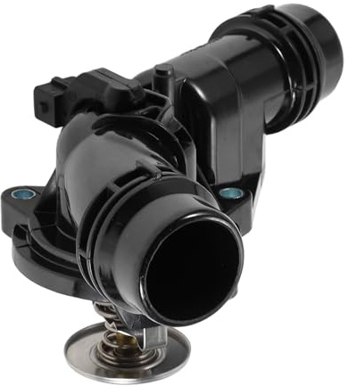 VekAuto Boîtier De Thermostat Pour BMW E46 1999-2006 1 Pc | Plastique, Noir, Régulation Automatique Du Débit D'Eau, Pour BMW 323Ci-330Ci, 525i-530i, X3, X5, Z3, Z4, OE 11531437040