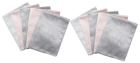 HOMOCONO 10pcs Microfiber Dishcloths Absorbent Kitchen Random Color