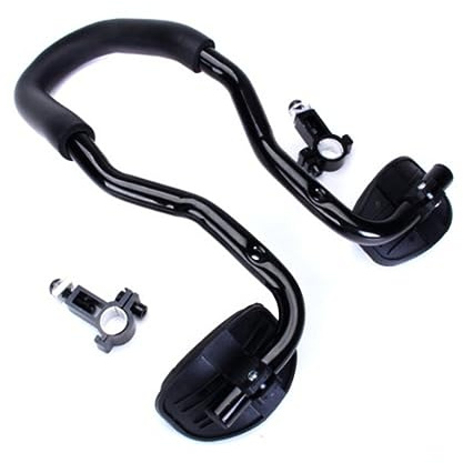 BESPORTBLE Mountain Road Bike Aero Handlebar Rest Bar Aluminum Alloy Ergonomic Black Fits 22.2-25.4mm Handlebars Long-Distance Accessory