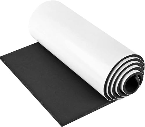 Zellkautschuk Schaumstoff Selbstklebend Moosgummi, 300mm(B)x6mm(D)x2m(L) | Schaumstoffplatte, Stoßdämpfung, Schalldämmung Rutschfest, Wind- und Regenschutz, Tür- und Fensterdichtung DIY Kunsthandwerk