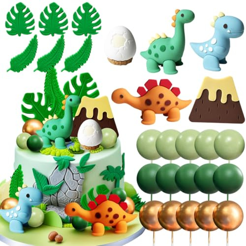 Dino Tortendeko Dino Cake Toppers Dinosaurier Party Kuchendekoration | Dino Tortendeko Dino Cake Toppers Dinosaurier Kuchendekoration Kinder Babyparty Dinosaurier Geburtstag Dino Themen Kuchen