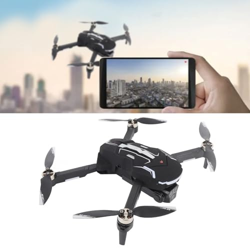 Drone con Doppia Fotocamera HD 8K, Quadcopter FPV RC con Elusione degli Ostacoli Intelligente, Shake Elettronico Anti -Shake, Trasmissione WiFi 5G, Motore (Doppia batteria)