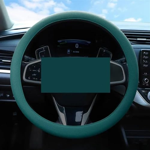Rivestimento Protettivo Volante Coprivolante Per Auto, Coprivolante, Comodo, Resistente All'usura, Traspirante, Interni Semplici Ed Eleganti(Dark green)