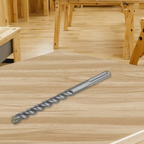 Oniissy for SDS-MAX Shank Masonry Drill Bit 18-25mm, 280mm Length Heavy-Duty Concrete Drilling Tool with Six-Edge Thickened Cutter Head and W-Shaped Spiral Groove for(18x280mm)