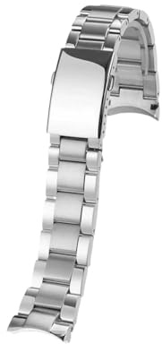 WTNZBAEM Kompatibel mit Tissot 1853 T116617A Stahl-Uhrenarmband T116 Solid Arc Mouth Edelstahl-Uhrenkette Silberarmband Herrengürtel