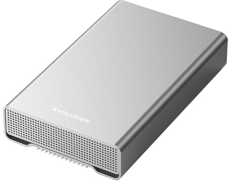 Avolusion PRO-G2 10TB USB 3.2 Gen 2 (10Gbps) External Hard Drive for Windows/MacOS (Silver)