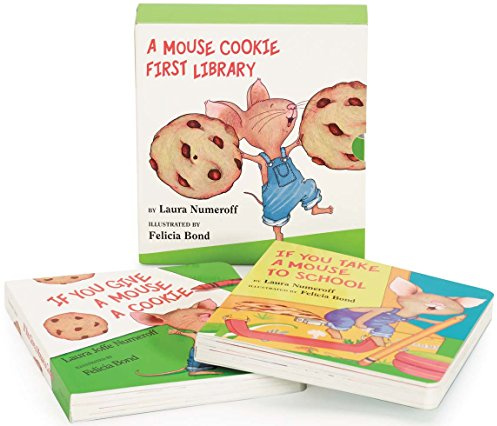 A Mouse Cookie First Library: A sturdy board book duo following one mischievous mouse and a boy through cookie chaos and a busy school day―perfect for ages 0-4