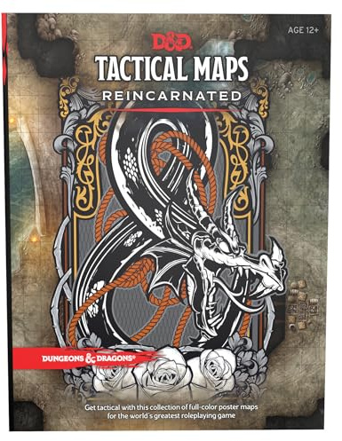 Wizards of The Coast WOCC6303 D&D: RPG Tactical Maps Reincarnated