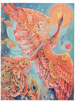 Firebird (Birds of Happiness) Ultra Lined Hardback Journal (Elastic Band Closure): Hardcover mit Elastikbandverschluss (Bird of Happiness)