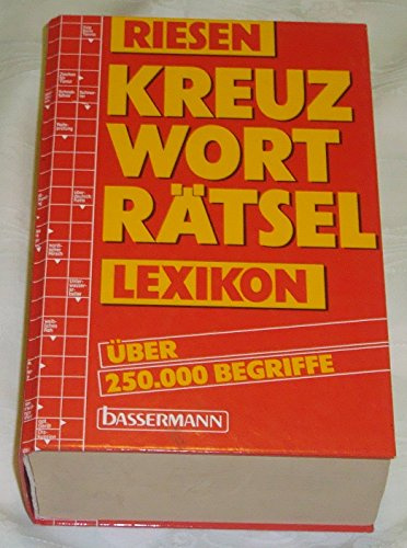 Riesen Kreuzworträtsel Lexikon. Über 250.000 Begriffe