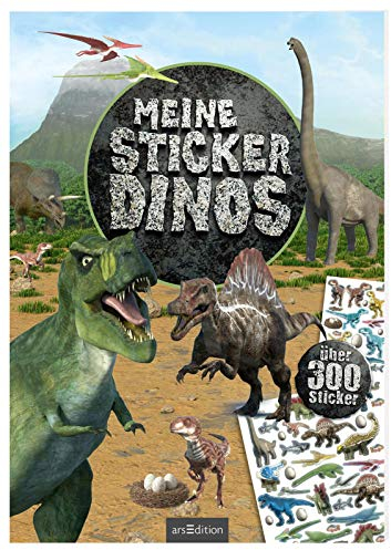 Meine Sticker-Dinos: Über 300 Sticker | Stickerheft für Kinder ab 4 Jahren (Mein Stickerbuch)