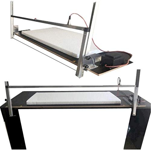 Styroporschneidegerät Styroporschneider Thermosäge Styropor Cutter Werkzeuge + 5 Extra Glühdrähte - Wählen Sie 100-155 cm Schnittlänge (S - 102 cm)