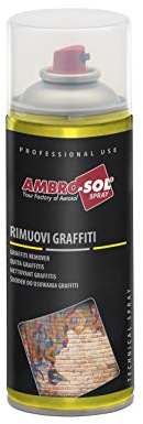 AMBRO-SOL, Quita Graffitis - Elimina Pintura, Spray 400 ml