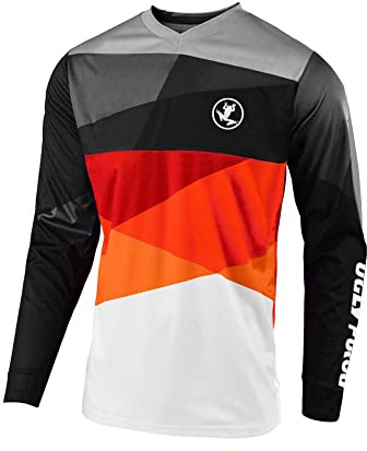 UGLY FROG Downhill Trikot Langarm Kurzarm MTB Trikot Herren Racewear FR Jersey Fahrrad Sport Enduro Leichtgewicht Atmungsaktives SJFX10
