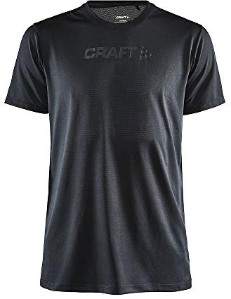 Craft män träning kärna essens kortärmad nättröjor Svart S