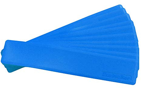 Eco Walker Spielfeld-Linienmarker Set – Markieren Sie Ihr eigenes Feld für Pickleball, Mini-Tennis & Badminton – Flache rutschfeste Bodenmarker, Indoor/Outdoor