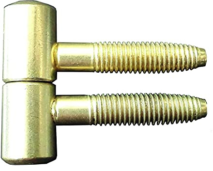 SFS intec CERNIERA PER PORTA ANUBA Maschio+Femmina Ottonata, Tradizionale, Montaggio da mobili, 1 unità, Misura perno 11 mm