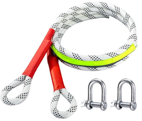 Recovery-Abschleppseil – Anhängerseil, hochwertiges elastisches Abschleppband | Professionelles Bergeseil, Abschleppseil-Bergeset, strapazierfähiges Abschleppband, hochwertiges elastisches Anh