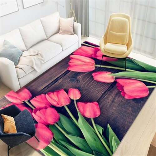 RUGMRZ The Carpet Teppich Moderne Geometrie, Mode, Einfachheit, Wohnzimmer, Sofa, Schlafzimmer, Anti-Rutsch Kuschelige Teppiche Rosa Flur Deko Teppich Küche rutschfest 200X250CM