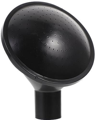 Milisten Universal Watering can Sprinkler Head Replacement Black Plastic Spout for Garden Plants Bonsai Flower Care Easy Install 4.5X4X2 Inches