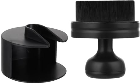 Tyre Dressing Applicator, Tyre Shine Applicator, Black Push Pull Dual Use Car Detailing Brush Makeup Brush, Tyre Gel Applicator for Auto Detail Vents Dash Trim Seats Interior and Makeup Foundation