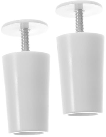 GRIRIW 2pcs White Plastic Roller Shutters Buffer Stoppers Replacement Blind Parts Window Curtain Limiters for Home Use