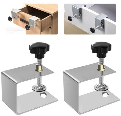 Tischklemme Schraubklemme Schraubzwingen Erdungsklemme Schraubzwinge Klemmzwingen Klammern C Clamps Klemme Klemmhalter Trägerklemme Klemmblock Metallklammern Metall, 2 Stück
