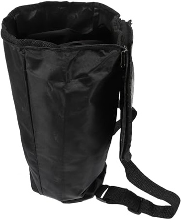 Abaodam Trommeltasche Kapazität Oxford Großer mit Afrikanische Stoff aus und Bequemem Rucksackdesign Sicheren Transport in Schwarz für von Musikinstrumenten