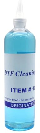 XGdEKA DTF -Druckerreinigungslösung Ink Reinigungsflüssigkeit Kompatibel mit Druckköpfe und Rohrwartung kompatibel mit direkten Transferfilmdruckern(Cleaner 500ML)