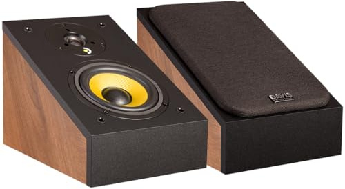 Davis Acoustics Ariane A Noyer Américain (Dark Walnut) - Paire d'enceintes Atmos 2 Voies/2 Haut-parleurs