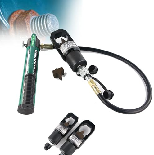 smafoseedding Nut Splitting Tool With Hand Pump,Hydraulic Nut Splitter (12 Tons / 16 Tons), 17 / 20mm Travel, With Large/Small Blade + Hand Pum,For Shipbuilding, Electric Power, Train Tracks FYP-24