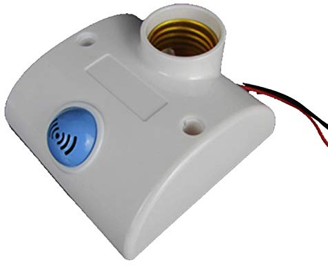 WELSUN E27 220V Radar Microwave Sensor Motion Detector Light Lamp Bulb Socket Holder Switch For Led Floodlight Home Lighting
