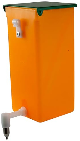 Nippeltränke orange 1 Liter - Tränke Kunststoff-Halterung Licht + Vitaminschutz