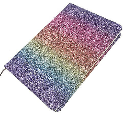 A5 Pailletten-Notizbuch für Mädchen, Kinder, liniert, Schreibtagebuch, magisches Reisetagebuch, Notizblock, Glitzer, geheimes Tagebuch, perfektes Weihnachts- und Geburtstagsgeschenk