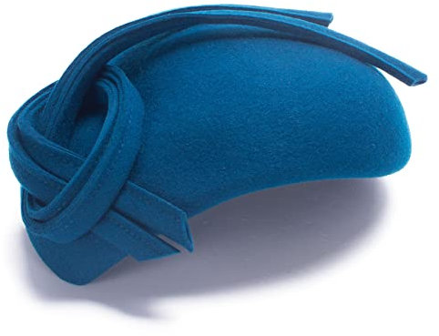 Lawliet Fascinator für Damen, Tam Barett Casque Cocktailhut A572, Schwarz, Blaugrün/Ein Hauch von Paradies (Trace of Paradise), Einheitsgröße