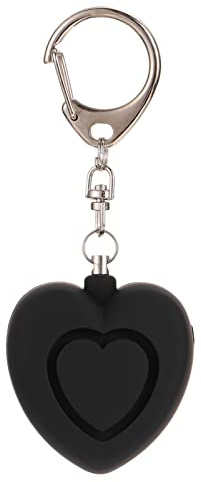 Minkissy Anti Wolf Siren Devices Hemisphere Cake Tin Personal Alarm Women Light Personal Safety Sos Alert Device Safety Alarm Key Chain Watch Stand Miss Plastic The Chain Led