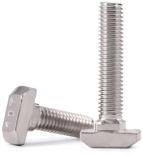 SYDARSYN Hammerkopfschrauben T-Nut-Schiebe-Schrauben T-Nut Bolzen für Aluminiumprofile (Serie 30) M6x25mm, 20 Stück