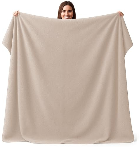 CalmyBEACH Frottee Strandtuch XXL 200x200cm - Badehandtuch groß 100% Baumwolle Strandhandtuch Badetuch Strand Handtuch Strandlaken Beach Towel Stranddecke Picknickdecke