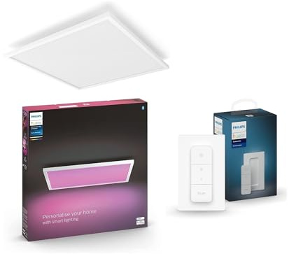 Philips Hue – White & Color Ambiance Surimu Panelleuchte Weiß 60 x 60 cm + Dimmer Switch (EU/UK)