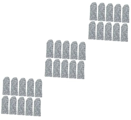 minkissy 3sets Safety Cut Finger Cots Gel Thumb Sleeves Guard Gloves Cut Resistant Protection 10pcs*3