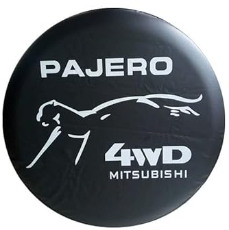 WEQTYSAB Auto-Reserveradabdeckung, für Mitsubishi Eclipse Cross 2018-2021 Anti UV-Reifenschutz Reifenaufbewahrung Waterproof Staubdicht Reifenbezug Reifenschutzhülle,15in