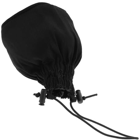 minkissy Styling-haube Diffusor Haartrockner Reisefön Faltbare Haarabdeckung Haarblase Tasche Universelle Haargebläse-abdeckung Kleiner Föhn Schlagsocken Black Segeltuch