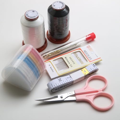 G-RUI 7pc/Set DIY Sewing Kits Tailor's Chalk Measure Ruler Scissors Needles Thread Cords Clothing Garment Sewing Needlework Accessories