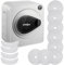 Green Blue GB405 - Asciugatrice elettrica 830 W, fino a 3 kg, adatto per vestiti, autoportante o a parete, cinque programmi di asciugatura (asciugatrice + 4 set di filtri)