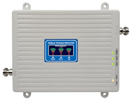 CAIONPLE 2G 3G 4G 5G Signalverstärker Tri-Band-Verstärker 900 1800 2100 MHz GSM WCDMA LTE Signalverstärker Repeater EU Stecker