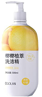 Dish Soap Natural Plant Dish Detergent Liquid Dish Soap Liquid Dishwashing Liquid For Bowls And Chopsticks Cutlery Dishwashing Liquid Soap For Dishwasher Detergent Natural Dish Soap Liquid Lemon Dish